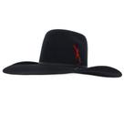 Chapeu Country Pralana Champion Biplay 2 Preto Original - 55