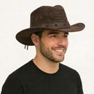 Chapéu Cowboy Raspa Americano Couro Rodeio Masculino