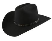 Chapéu Cowboy Stetson Powder River 4X Feltro de Búfalo Preto Chapéu Cowboy Stetson Powder River 4X Feltro de Búfalo Preto