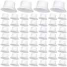 Chapéu de algodão Hat Mepase, 60 peças, branco, 56-58 cm