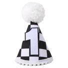 Chapéu de aniversário YOUAME Race Car 1st Birthday Party Boy Outfit