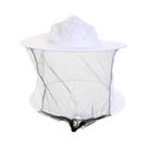Chapéu De Apicultura Branco Com Duplo Fio, Chapéu Protetor Para Apicultores