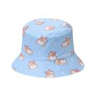 Chapéu de balde Anime Corgis Dogs Casual Beach Unissex 56-58 cm