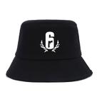 Chapéu de balde Anime Rainbow Sixs Casual Beach Fisherman