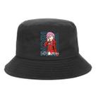 Chapéu de balde Guilty Crowns Anime com proteção solar de algodão 56-58 cm Chapéu de balde Guilty Crowns Anime com proteção solar de algodão 56-58 cm