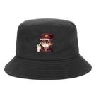 Chapéu de balde Hanakos Kuns Anime Sun Fisherman Chapéu de algodão 56-58cm