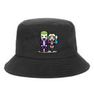 Chapéu de balde Harleys Quinns Anime Unissex Casual Beach Fisherma