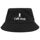 Chapéu de balde I Hates Peoples Unissex Beach Fisherman 56-58cm Chapéu de balde I Hates Peoples Unissex Beach Fisherman 56-58cm