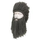 Chapéu de barba de esqui Creative Wildman Beard Cap cinza para adultos Chapéu de barba de esqui Creative Wildman Beard Cap cinza para adultos