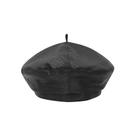 Chapéu de boina MOSSTYUS de material sintético para mulheres preto Chapéu de boina MOSSTYUS de material sintético para mulheres preto