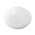 Chapéu de boina ZARSIO Summer French Respirável Fino Branco para Mulheres