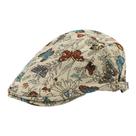 Chapéu de boné plano com estampa floral Gatsby Newsboy para homens