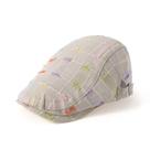 Chapéu de boné plano Gatsby Newsboy bordado para homens