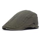 Chapéu de boné plano Li masculino Gatsby Newsboy Ivy Cabbie Cotton