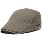 Chapéu de boné plano para homens Gatsby Newsboy Style Ziguezague Pattern