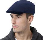 Chapéu de boné plano WETOO Gatsby Newsboy para homens em algodão