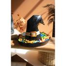 Chapéu de bruxa Candy Bowl KALALOU em ferro reciclado para Halloween Chapéu de bruxa Candy Bowl KALALOU em ferro reciclado para Halloween