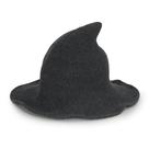 Chapéu de bruxa Edoneery Halloween com aba larga dobrável para mulheres