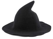 Chapéu de bruxa Edoneery Halloween com aba larga dobrável para mulheres