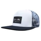 Chapéu de caminhoneiro Grace Folly Snapback Mesh Caps Rosa-Cinza
