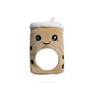 Chapéu de chá Plush Bubble Cute Boba Milk Tea para adultos Chapéu de chá Plush Bubble Cute Boba Milk Tea para adultos