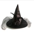 Chapéu de cosplay Witchs Costume Headwear Warm Soft Cozy para adultos Chapéu de cosplay Witchs Costume Headwear Warm Soft Cozy para adultos