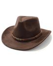 Chapéu de cowboy BELTROAD Classic Cowgirl de aba larga em feltro unissex
