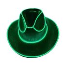 Chapéu De Cowboy/Cowgirl Com LED, Perolado, Estilo Western, Para Dança, Festa E Fantasia