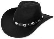Chapéu de cowboy Eohak Shapeable Western Fedora Wool para homens e mulheres