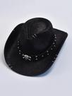 Chapéu De Cowboy Vintage Masculino Em material sintético Estilo Jazz Panama Sombrero Hombre
