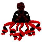 Chapéu de crochê, gorro de malha, design engraçado de polvo para adultos Chapéu de crochê, gorro de malha, design engraçado de polvo para adultos