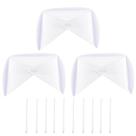 Chapéu de enfermeira, bandana, boné de enfermeira, pacote com 3, Miokun +10 pinos