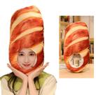 Chapéu de fantasia BEESUM 2023 Cute Toast Plush Bread para adultos Chapéu de fantasia BEESUM 2023 Cute Toast Plush Bread para adultos