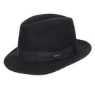Chapéu de Feltro Marcatto 100% Lã Preto 18381