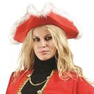 Chapéu de feltro pirata RG Costume, novo design elegante