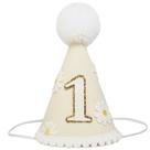 Chapéu de festa HGFC feito à mão Daisy Cone, chapéu de aniversário