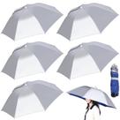 Chapéu de guarda-chuva Sanwuta 94 cm ajustável, sem usar as mãos, 5 unidades