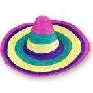 Chapéu de Halloween, vestido chique, baile, festa, homens adultos, mexicanos coloridos