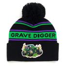 Chapéu de Inverno Monster Jam Grave Digger Verde para Criança