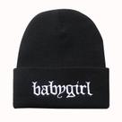 Chapéu de malha Babygirls Anime Winter Beanie, material macio Chapéu de malha Babygirls Anime Winter Beanie, material macio