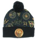 Chapéu de malha Bioworld Fantastic Beasts Macusa Pom Beanie preto