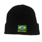 Chapéu de malha Brasils Anime Winter Beanie Slouch Hat 36-60cm