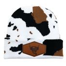 Chapéu de malha Cows Patterns Anime Winter Beanie para adultos