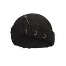 Chapéu de malha de três anéis e gorro de inverno de anime para adultos