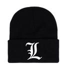 Chapéu de malha Deaths Notes Anime Winter Beanie 17x20cm