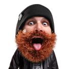 Chapéu de malha e fantasia de barba falsa Beard Head Bushy Biker