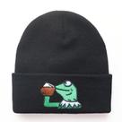 Chapéu de malha Frogs Anime Winter Beanie Soft Ski para adultos