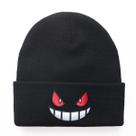 Chapéu de malha Gengers Black Anime Winter Beanie Hat