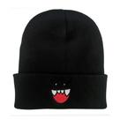 Chapéu de malha Ghosts Cats Anime Winter Beanie macio para adultos