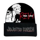Chapéu de malha Jujutsus Kaisens Anime Winter Beanie para adultos